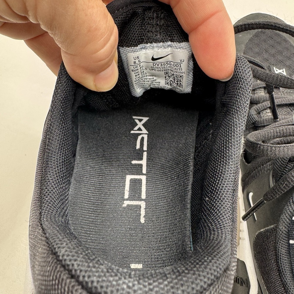 Nike Free Metcon 5 Shoes Womens 8.5 Black Mesh Training Sneakers DV3950-001 - Picture 14 of 16